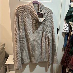 Cozy Gray Knit Sweater